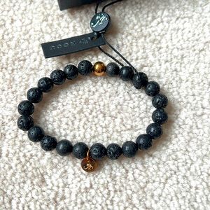 Unisex bracelet surfer boy girl Black beads bracelet